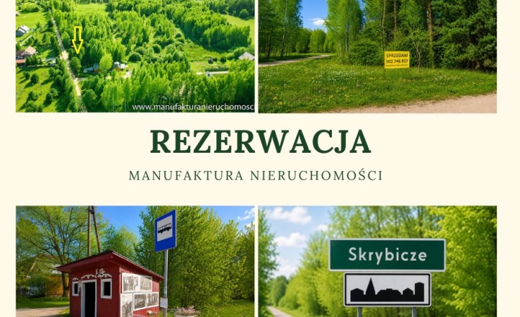 działka na sprzedaż - Zabłudów (gw), Skrybicze